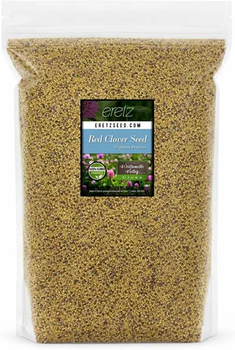 Miniatura 11 de Semillas de trébol rojo (25 libras) – Elige el tamaño. Semillas prémium de Willamette Valley, cultivadas en Oregon, sin rellenos, sin