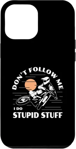Miniatura 25 de Funda para iPhone 12 Mini Dirtbike Motocross Don't Follow Me Stupid Stuff Dirt Bike