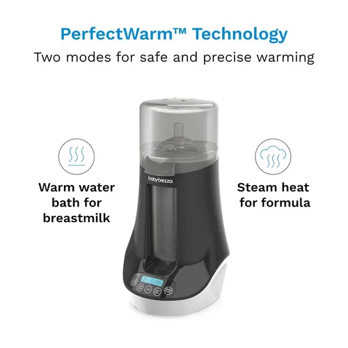 Miniatura 3 de Baby Brezza Calentador rápido de biberones, leche para bebés + calentador de leche materna, descongelador, 2 temperaturas únicas para leche materna