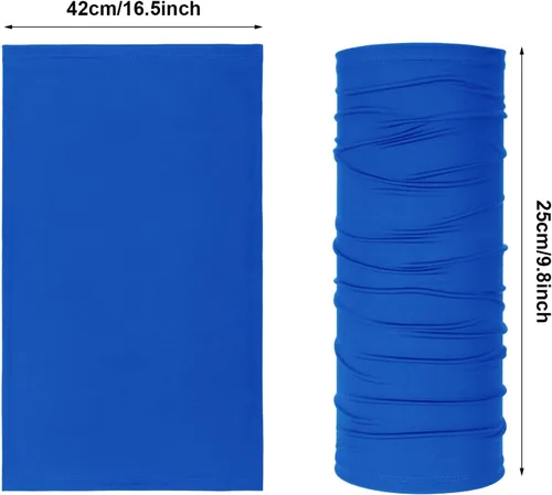 Miniatura 4 de Geyoga 6 piezas de protección UV para el verano, polaina de cuello refrescante, ropa para la cara, polaina para cuello, bufanda, protector solar