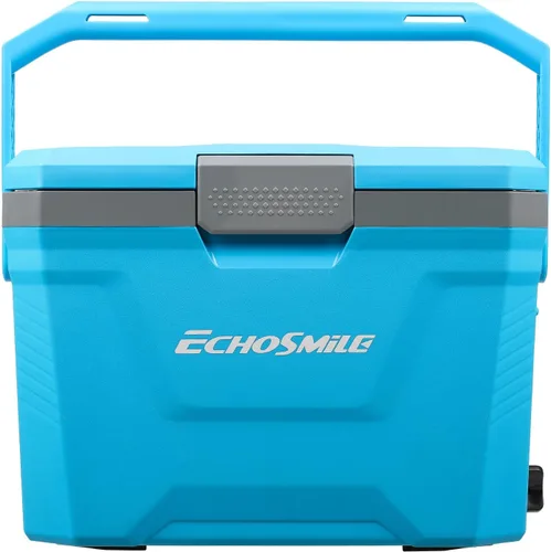 EchoSmile Enfriador portátil aislado de 20L/21qt, enfriador duro para exteriores, caja de hielo para camping, bebidas, playa, pesca y navegación
