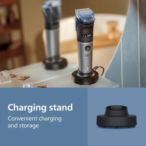 Miniatura 6 de Norelco Philips Recortador de barba Serie 7000, recortador 100% impermeable para hombres, 40 configuraciones de longitud de cabello, adaptabilidad