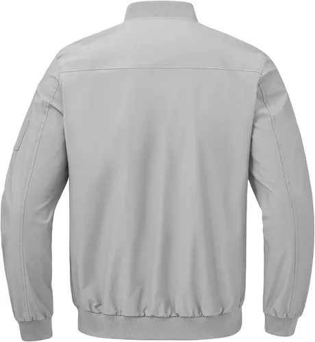 Miniatura 2 de BGOWATU Chaqueta bomber ligera cortavientos con cremallera completa para hombre