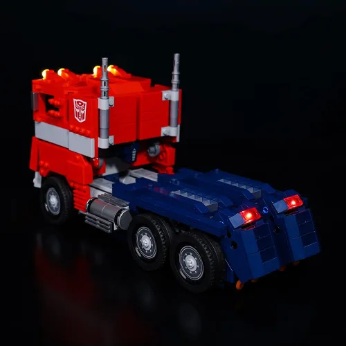 Miniatura 9 de Kyglaring Kit de iluminación LED (sin modelo) diseñado para Lego Optimu Prime Transformer 10302 Kit de construcción modelo - sin juego de Lego