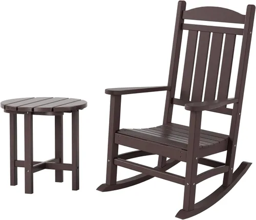 Miniatura 34 de WestinTrends Malibu - Mecedora para exteriores/patio, color lima