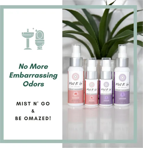 Miniatura 7 de Mist N' Go by Omaze - Aerosol de Baño de Viaje para Inodoro Eliminador de Olores - Aerosol de Inodoro de Viaje para Ambientador de Aire de Baño