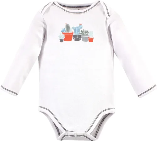 Miniatura 6 de Touched by Nature Unisex Baby Organic Cotton Long-Sleeve Bodysuits
