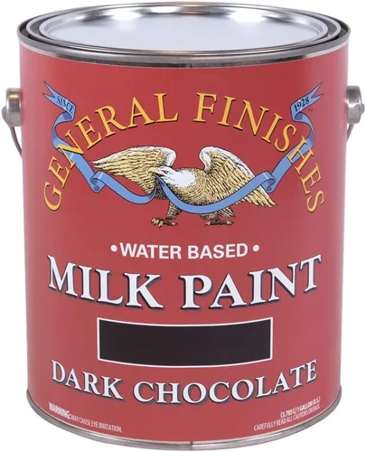Miniatura 17 de General Finishes Pintura de leche a base de agua, 1 cuarto de galón, lino