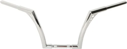 Miniatura 17 de XFMT - Manubrio de motocicleta color negro de 10" de elevación Batwing APE con colgadores de 1-1/4" para Harley Sportster XL Softail Dyna Road King