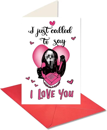 Miniatura 6 de Divertida tarjeta del día de San Valentín para novio, novia, marido, esposa, "I Called to Say I Love You", tarjeta de aniversario y cumpleaños