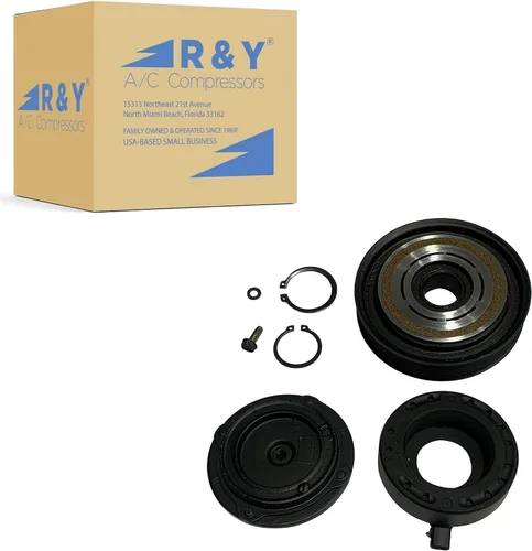 RYC Embrague de compresor de aire acondicionado automotriz AEG334-CL (se adapta a Honda Pilot 3.5L 2008-2015; compatible con Honda Odyssey 3.5L