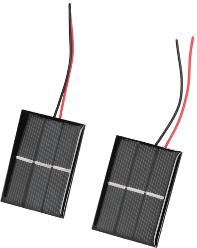Miniatura 9 de Mini paneles solares, polisilicio micro mini pegamento energía células solares 0.4W 1.5V 1.693x2.165 in Kit de células solares módulo de panel solar