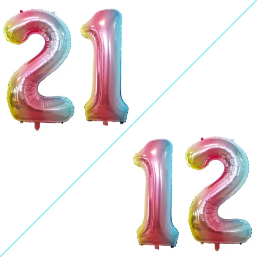 Miniatura 185 de Goer, conjunto de globos de papel aluminio para decoraciones de cumpleaños, globos de las letras de feliz cumpleaños y de números Oro