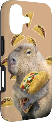 Miniatura 3 de Capybara Capybaras Eating Taco - Carcasa para iPhone 17