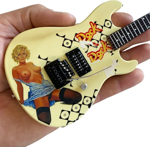 Miniatura 2 de Jerry Cantrell Vintage Blue Dress G&L Rampage - Mini guitarra hecha a mano
