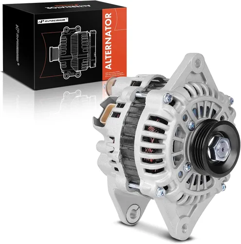A-Premium Alternador compatible con Ford Probe 1993-1997 y Mazda 626 1993-2002, MX6 1993-1997, 2.0L, 12V 80A polea de 4 ranuras en sentido horario,
