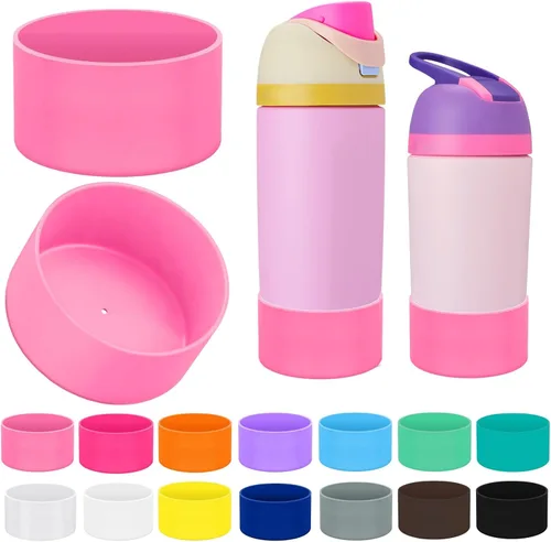 Miniatura 11 de 2 botas protectoras de silicona compatibles con Owala Kids de 16 onzas y 14 onzas, accesorios para 12 onzas, antideslizantes, resistentes a