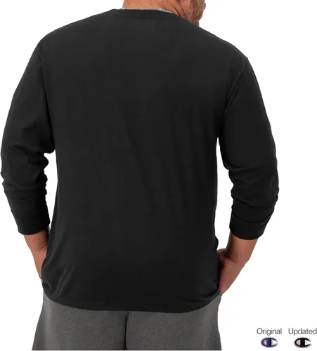 Miniatura 57 de Champion Camiseta de manga larga para hombre, camiseta clásica para hombre (regular o grande y alto)