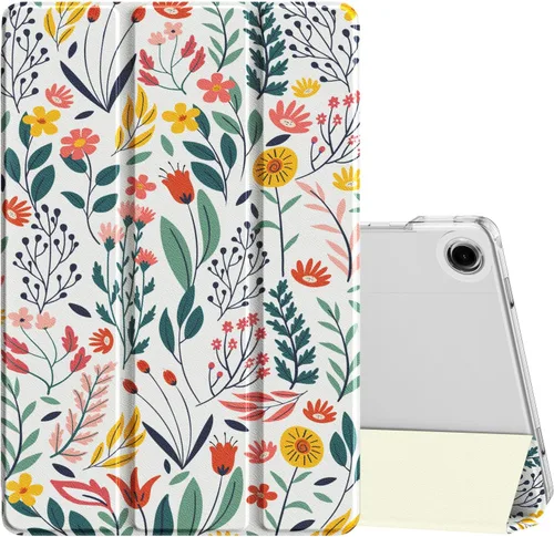 Miniatura 34 de MoKo Funda para Galaxy Tab A9+/A9 Plus de 11 pulgadas 2023, Funda Protectora Inteligente Delgada con Soporte y Carcasa Trasera Translúcida de PC