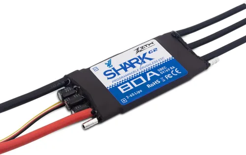 Miniatura 14 de ZTW Shark G2 Series 100A Bi-Direction Refrigeración por agua ESC sin escobillas con SBEC 8A/5V para barco RC y otros proyectos de bricolaje