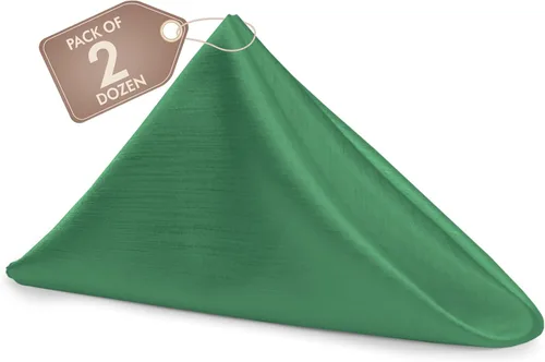 Miniatura 121 de Ultimate Textile -1 docena de servilletas reversibles Shantung Satin - Majestic - Servilletas de tela Majestic de 17 x 17 pulgadas, color marrón