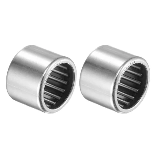Miniatura 15 de uxcell Rodamientos de agujas SCE65 Diámetro de 3/8 pulgadas Diámetro 9/16 pulgadas OD 5/16 pulgadas de ancho de acero cromado extremo abierto 2pcs