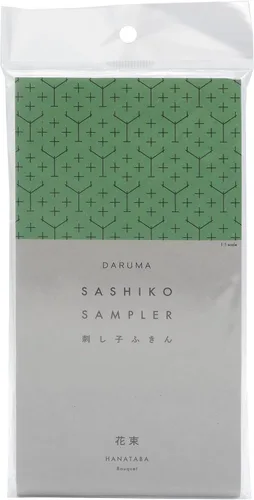 Miniatura 11 de DARUMA Sashiko Sampler - Tela original color azul marino (ángulo recto conectado)