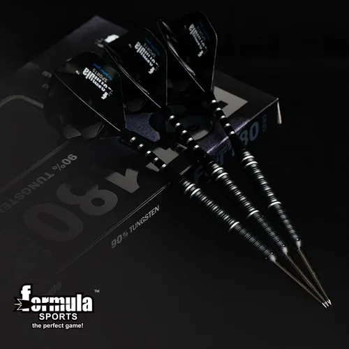 Miniatura 6 de Formula Sports Juego de dardos de tungsteno 90% de punta de metal de 0.74 oz/0.78 oz/0.81 oz/0.85 oz, juego de dardos de punta de acero profesional