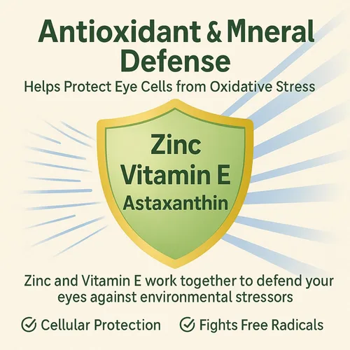 Miniatura 5 de Fórmula avanzada 14 en 1 para los ojos – Suplemento de vitaminas y minerales para los ojos con luteína, zeaxantina, zinc y extracto de arándano