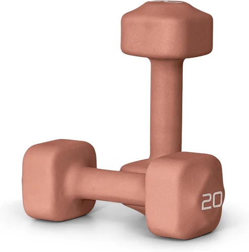 Miniatura 11 de Tone Fitness Pares de Mancuernas de Pesas de Neopreno con Cabeza Cuadrada Antirrodamiento Múltiples Opciones Azul