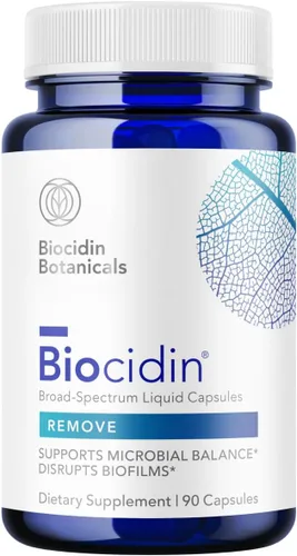 Biocidin Capsules – Disruptor de Biopelícula – Apoya la Limpieza de Desintoxicación Intestinal, Equilibrio Microbiano Saludable, Función Inmunitaria