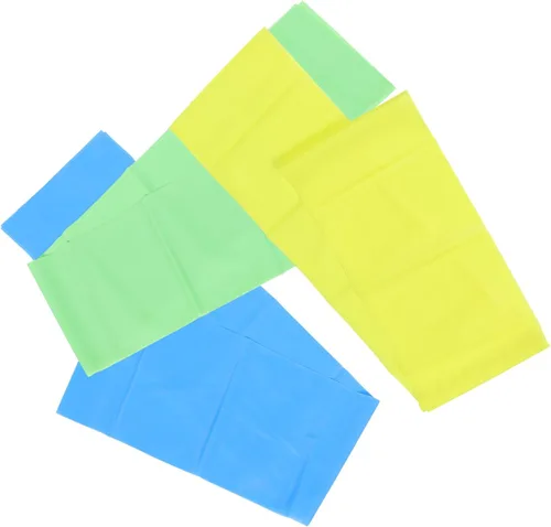 3Pcs Yoga Resistance Bands Set Elastic Workout Bands for Fitness Training Physical Therapy Stretching Exercise for Home and Gym Use