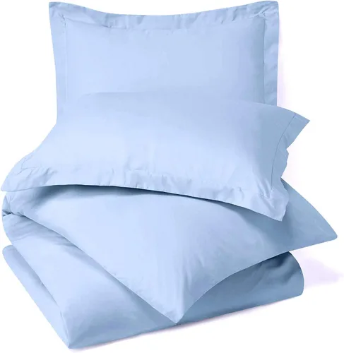 Miniatura 9 de Juego de cama de 4 piezas, 100% algodón, 1000 hilos, funda de edredón, fundas de almohada y sábana bajera ajustable con bolsillo extra profundo
