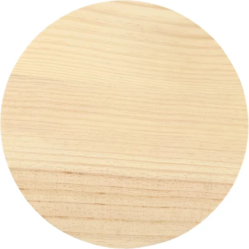 Miniatura 6 de SINJEUN Paquete de 2 placas redondas de madera de 12 pulgadas, letrero colgante de madera en blanco de 3/4 pulgadas de grosor, tableros de madera