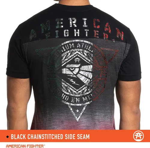 Miniatura 3 de American Fighter Camisetas patrióticas de manga corta para hombre, camisetas patrióticas de manga corta para hombre de Estados Unidos y México.