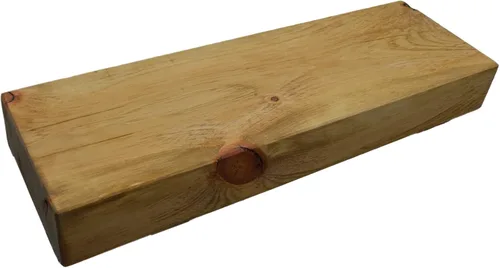 Miniatura 11 de Wilson Estante grueso flotante de madera maciza para repisa