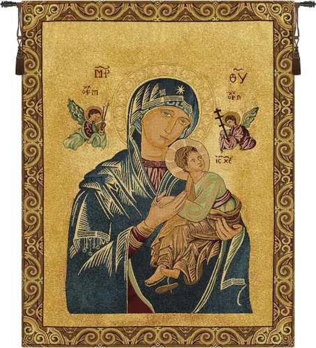 Miniatura 7 de Madonna Di Medjugorie - Tapiz italiano para colgar en pared, 6 pulgadas x 9 pulgadas, algodón/viscosa/poliéster por Raoul Vitale
