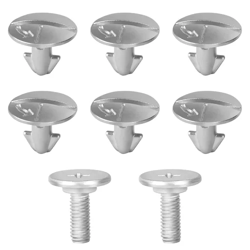 Juego de tornillos para cubierta inferior del motor, 6 unidades 90674-TY2-A01 y 2 piezas 90105-TBA-A00, compatible con Hon-da Civic Accord CRV Acura
