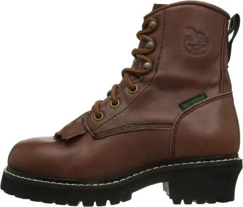 Miniatura 8 de Georgia arranque trabajo Boys 5" impermeable Logger Piel café gb00019