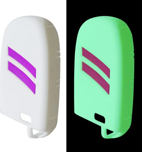 Miniatura 16 de YOSRTER - Paquete de 1 funda protectora de silicona para llave remota, con 5 botones, carcasa para llave de automóvil, accesorio (borde azul)
