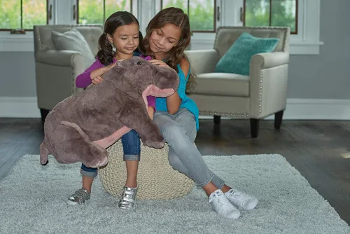 Miniatura 2 de Wild Republic Jumbo - Animal gigante de peluche, Hipopótamo, 30