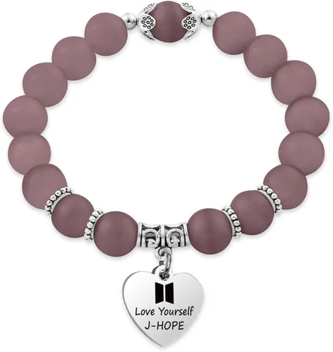 BOSATE Kpop Bangtan - Pulsera de Bangtan para niños, pulsera del ejército para amarte a ti mismo ejército, joyería para amantes de los niños, regalo