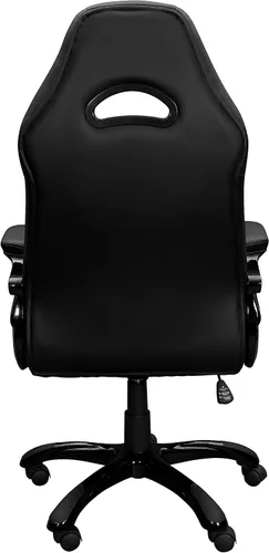 Miniatura 6 de Techni Mobili Silla ejecutiva de piel sintética con reposabrazos acolchados, silla de oficina de estilo de carreras ajustable en altura con control