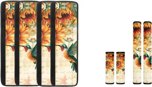 Miniatura 30 de DISNIMO Fundas para manija de puerta de refrigerador con calabaza otoñal, 8 piezas Kithchen para nevera, microondas, horno, lavavajillas, protector