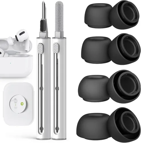 Miniatura 38 de Pohgelan Compatible con AirPods Pro de 2ª/1ª Generación Puntas de Repuesto para Auriculares, con Orificio de Reducción de Ruido y Pantalla