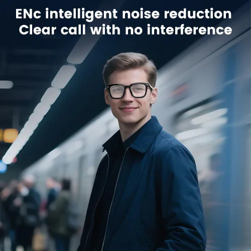 Miniatura 4 de Lentes inteligentes con inteligencia artificial con cámara HD de 80 MP, video de 1080P, Bluetooth/Wi-Fi, control de voz y reconocimiento