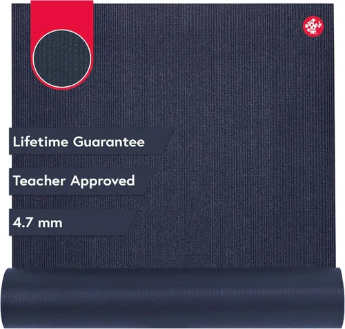 Manduka PROlite Yoga Mat 4.7mm | Lifetime Durability | Hygienic Construction | Teacher Approved Medianoche
