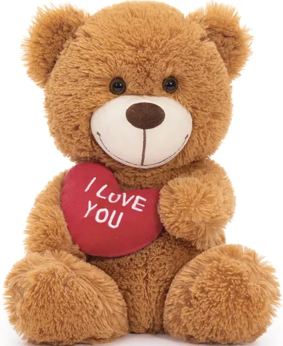 Miniatura 19 de MaoGoLan Oso de peluche gigante de 52" Oso de peluche - Te amo Corazón rojo Oso de peluche grande para regalo de San Valentín, aniversario, larga