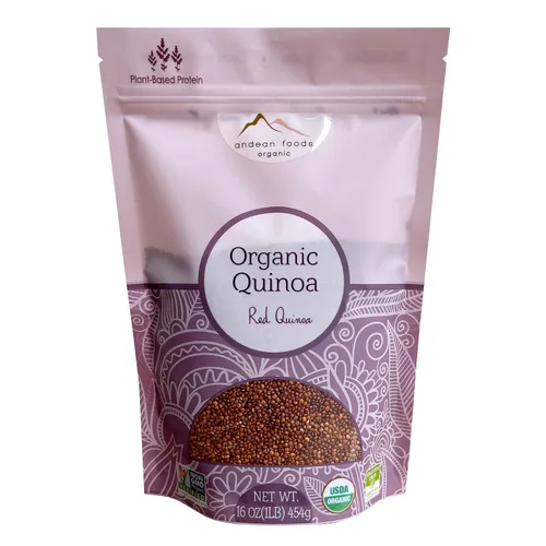 Miniatura 9 de Andean Foods Organic Quinoa blanca de alta calidad, superalimento, sin OMG, sin gluten, vegano, 1 libra, 16 onzas Blanco