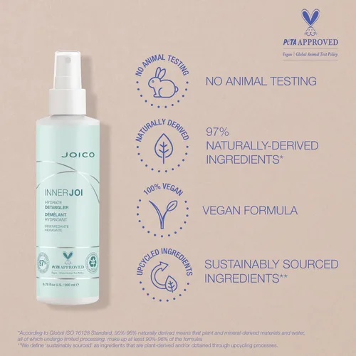 Miniatura 6 de Joico InnerJoi Hydrate Detangler For Dry Tangled Hair Sulfate & Paraben Free Naturally-Derived Vegan Formula